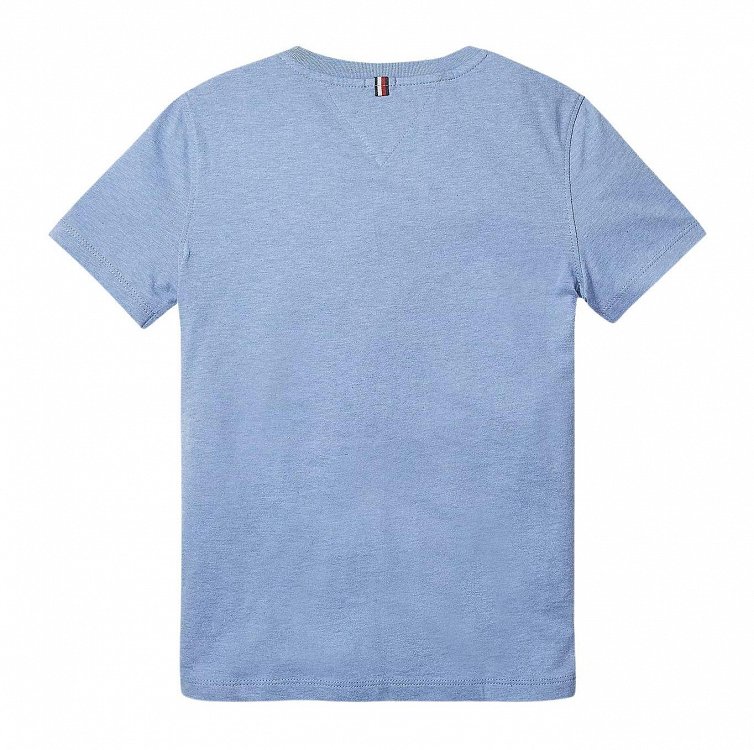 Tommy Hilfiger Boys Basic Cn Knit S/S KB0KB04140 408 Dark Allure Heather