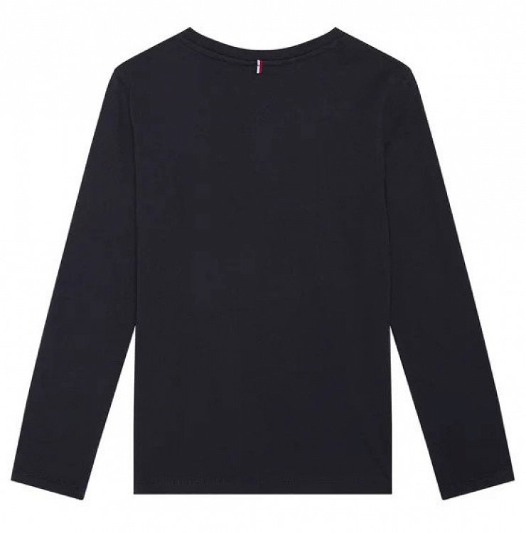 Tommy Hilfiger Boys Basic Cn Knit L/S KB0KB04141s 420 Sky Captain