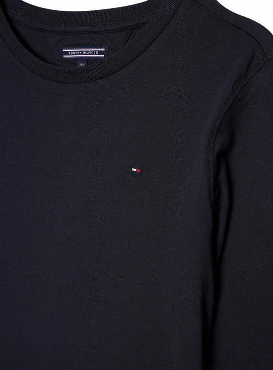 Tommy Hilfiger Boys Basic Cn Knit L/S KB0KB04141 420 Sky Captain