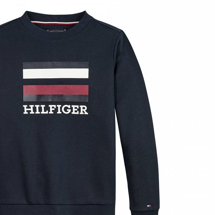 Tommy Hilfiger Th Logo Sweatshirt KB0KB08288 DW5 Desert Sky