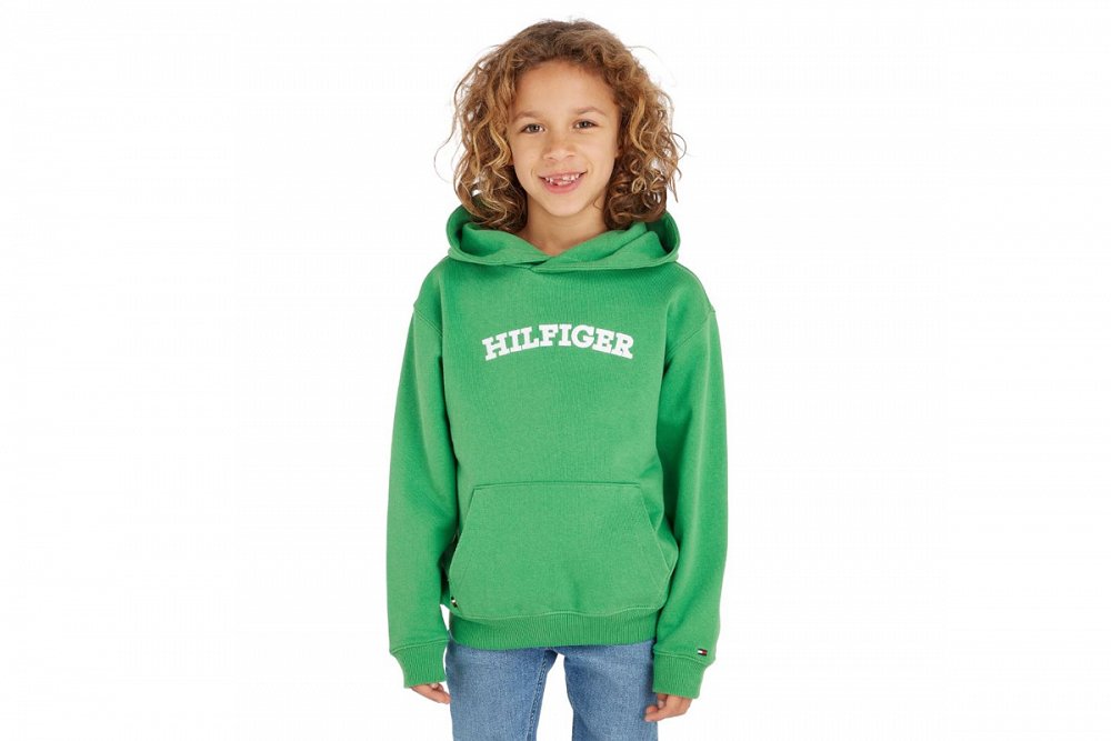 Tommy Hilfiger Arched Hoodie KB0KB08290 LY3 Coastal Green 
