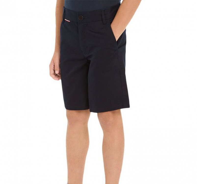 Tommy Hilfiger Παιδική Βερμούδα KB0KB08704 DW5 Μπλε Slim Fit