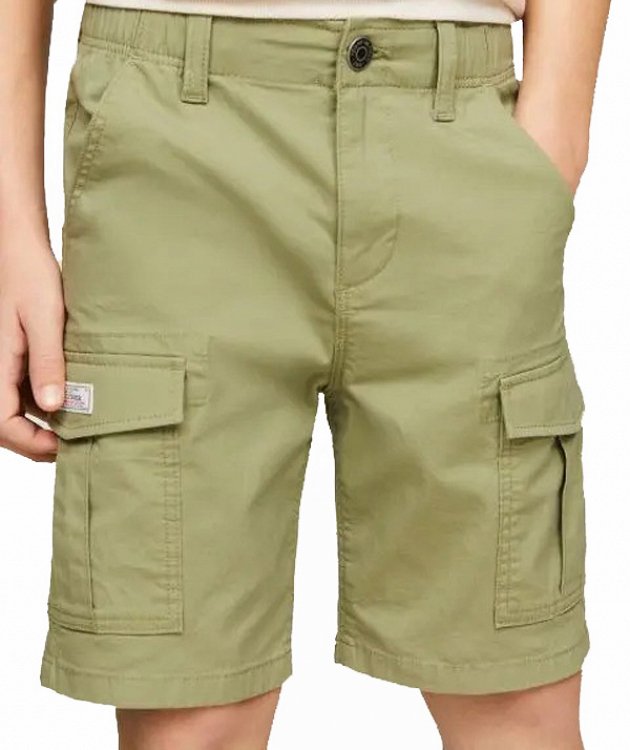 Tommy Hilfiger Cargo Woven Shorts KB0KB08799 L9F Faded Olive