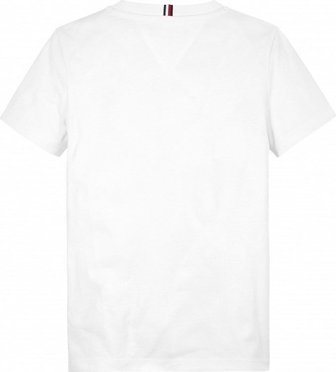 Tommy Hlfiger Multicolor Monogram  Tee KB0KB08813 YBR White