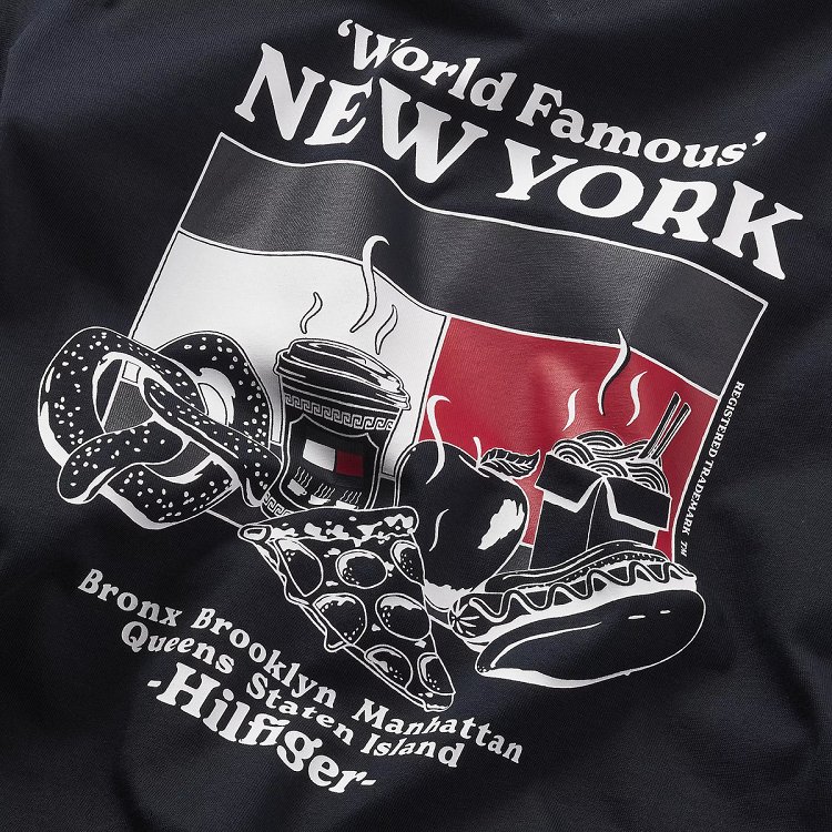 Tommy Hilfiger Finest Food Tee S/S KB0KB08931 DW5 Desert Sky Μπλε Σκούρο