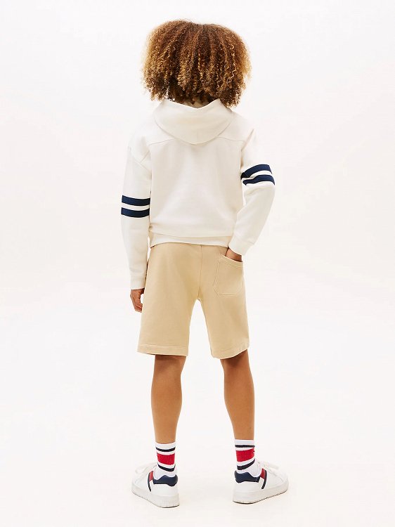 Tommy Hilfiger Kids Παιδικό Φούτερ Για Αγόρια KB0KB09742 YA8 Μπεζ