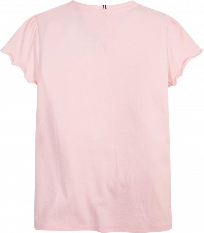 Tommy Hilfiger Kids Essential Ruffle Sleeve Top KG0KG07052s TJ9 Faint Pink