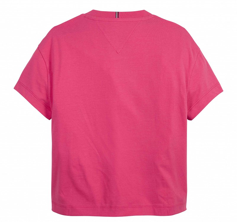 Tommy Hilfiger Kids Stitch Tee KG0KG07264s TJN Laser Pink