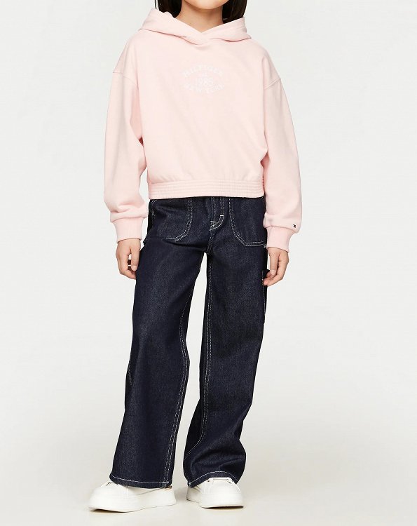 Tommy Hilfiger Kids Παιδικό Φούτερ Για Κορίτσια KG0KG08033 TJX Ροζ