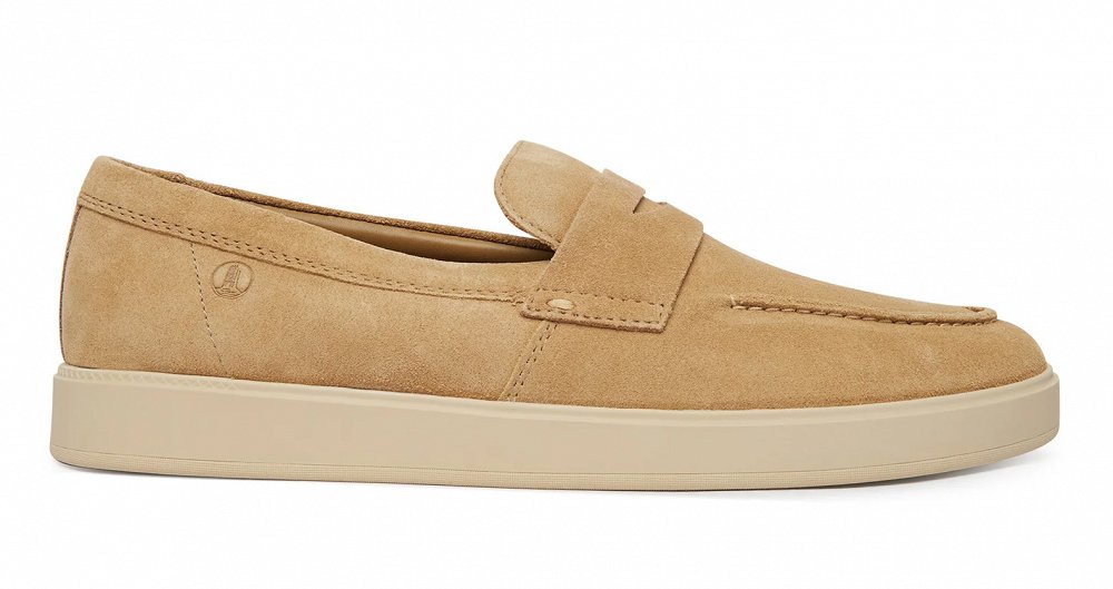 Clarks Ανδρικό Δερμάτινο Lockford Easy 26186190 Μπεζ
