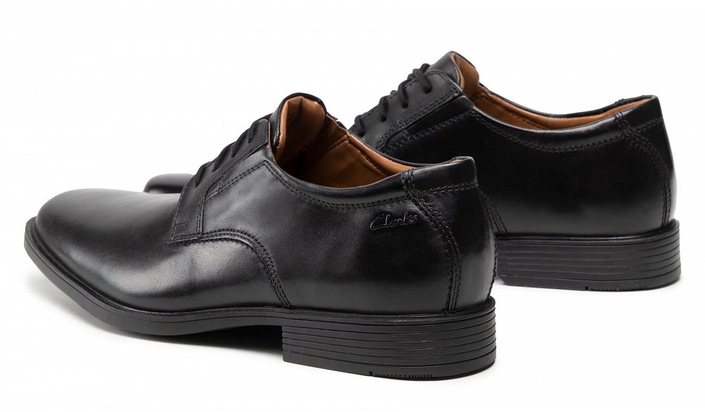 Clarks Tilden Plain 26110350 Black Leather