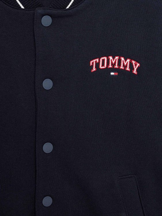 Tommy Hilfiger Kids U Varsity Embroidery Bomber KS0KS00570 DW5 Σκούρο Μπλε