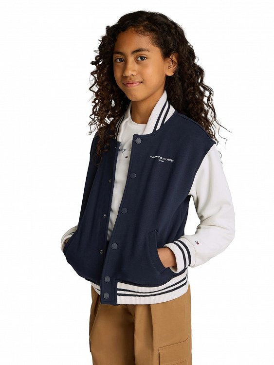 Tommy Hilfiger Kids Παιδική Unisex Ζακέτα KS0KS00624 C1G Μπλε