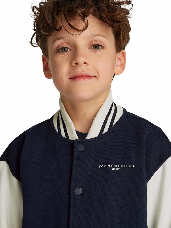 Tommy Hilfiger Kids Παιδική Unisex Ζακέτα KS0KS00624 C1G Μπλε