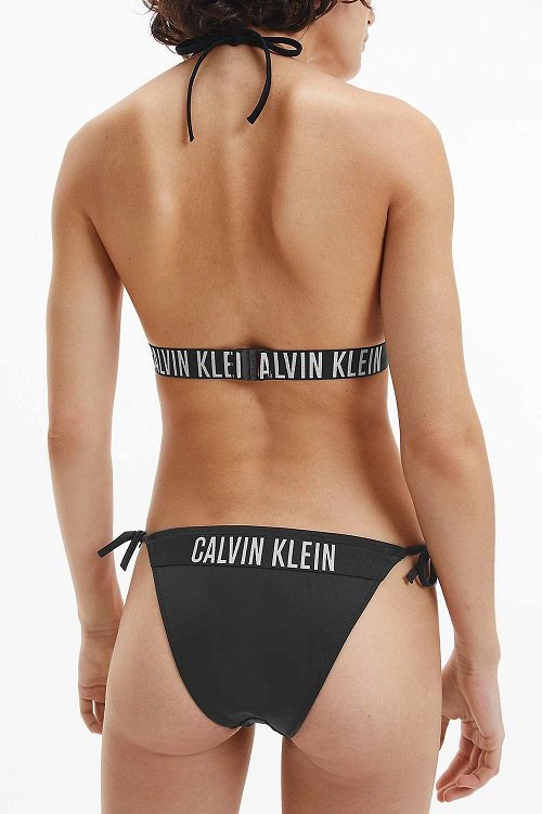 Calvin Klein String SideTie Cheeky Bikini KW0KW01858 BEH Black