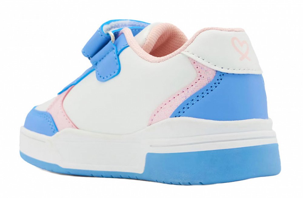 Disney Παιδικό Sneaker Με Φωτάκια 20LS6N12A Ροζ/Γαλάζιο