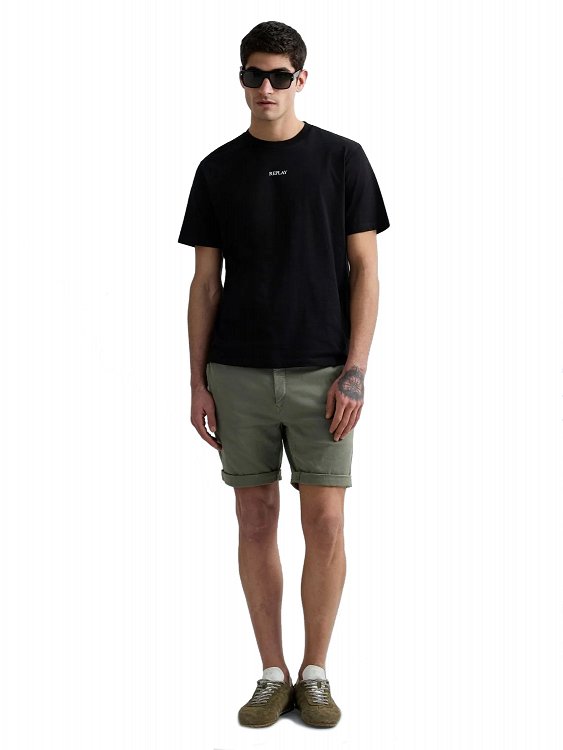 Replay Ανδρικό T-Shirt M3098.000 2660 098 Μαύρο