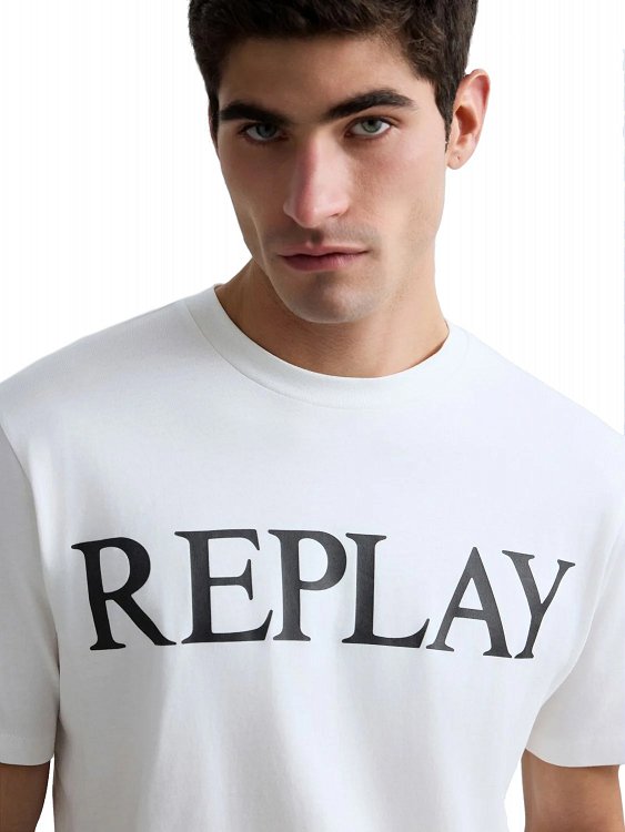 Replay Ανδρικό T-Shirt M3099.000 2660 011 Λευκό