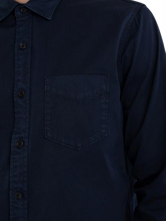 Replay Ανδρικό Πουκάμισο M4106.000 84762G 971 Navy