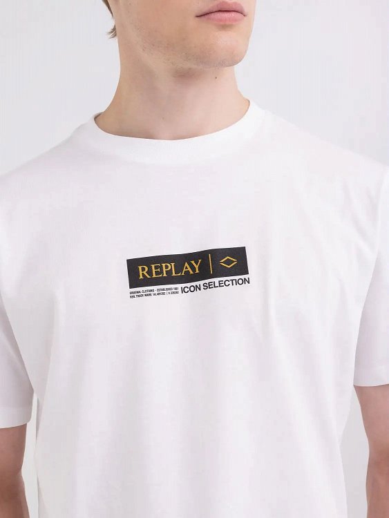 Replay Ανδρικό T-Shirt M6755.000 2660 001 Λευκό