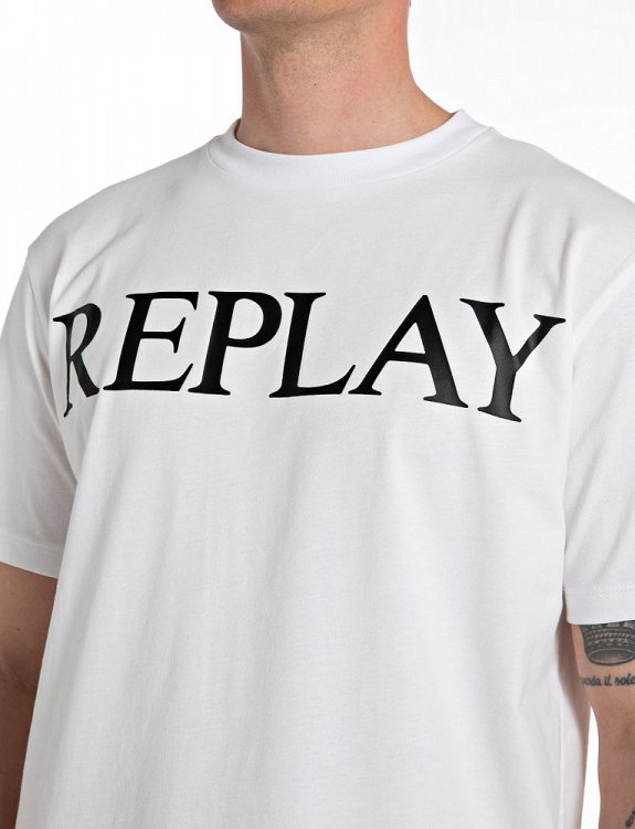 Replay Ανδρικό T-Shirt M6757.000 2660 001 Λευκό
