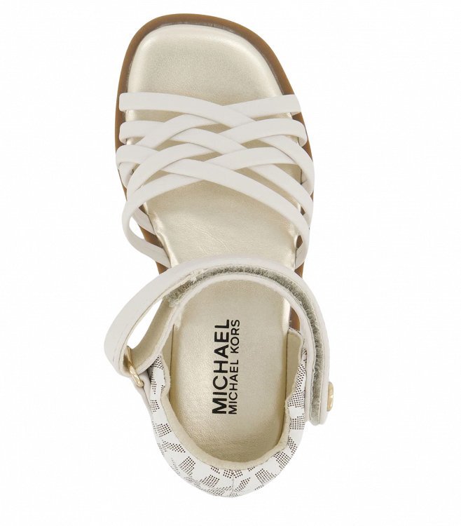 Michael Kors Παιδικό Πέδιλο Jensyn MK01984250 Vanilla