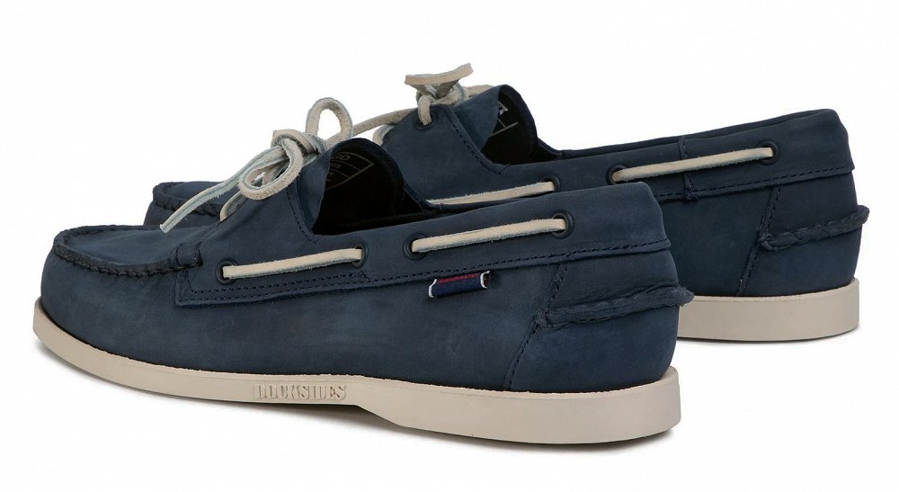 Sebago Docksides Portland Nubuck 7000GA0 A97R Σκούρο μπλε