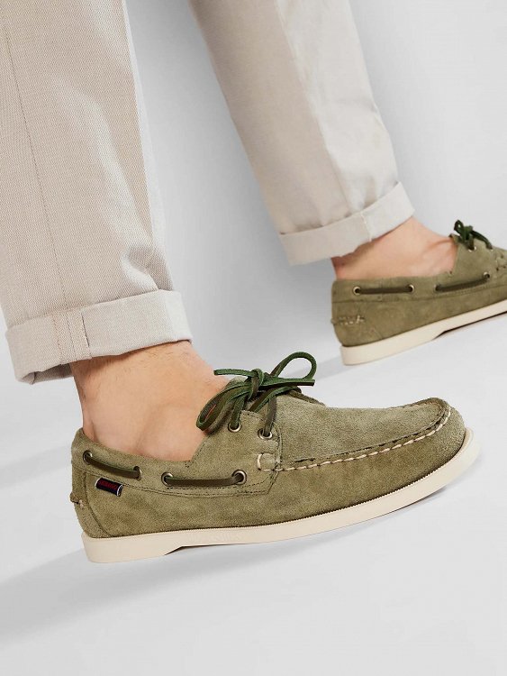 Sebago Portland Flesh Out 7111PTW 909 Green Military