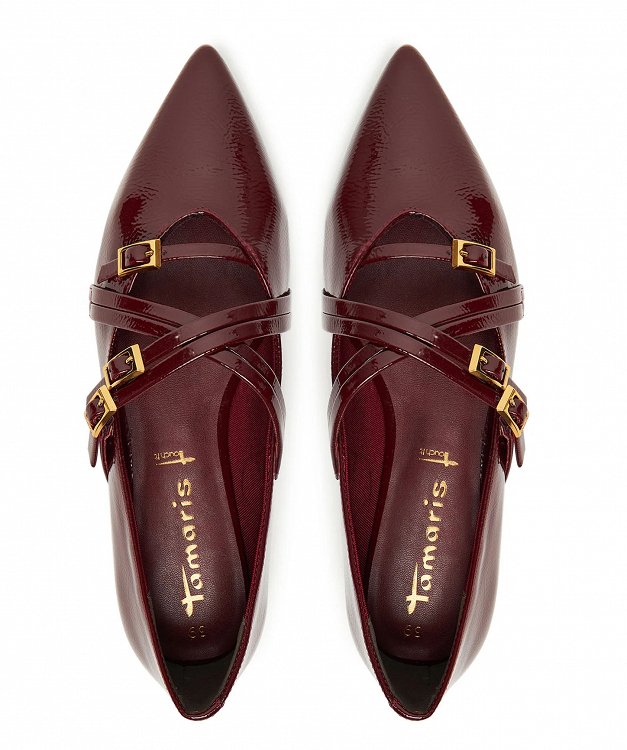 Tamaris Μπαλαρίνες 1-22160-45 568 Merlot