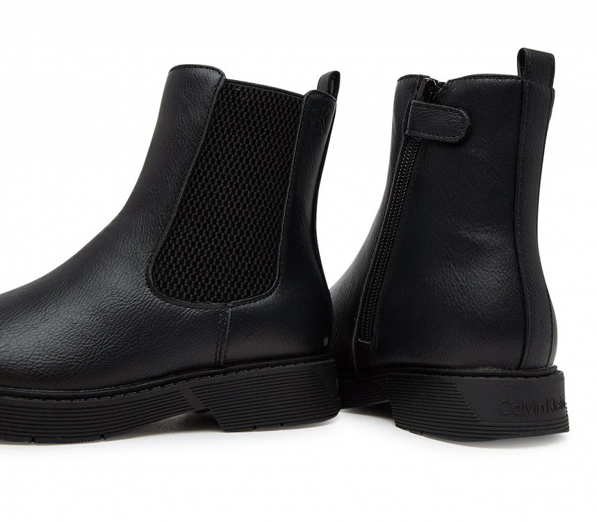 Calvin Klein Μποτάκι Chelsea Boot V3X5-83184-1355 999 Μαύρο