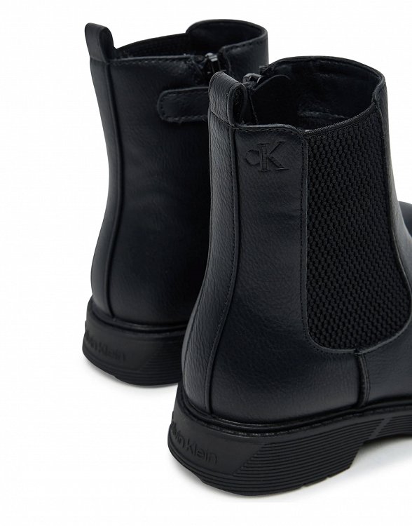 Calvin Klein Μποτάκι Chelsea Boot V3X5-83184-1355 999 Μαύρο