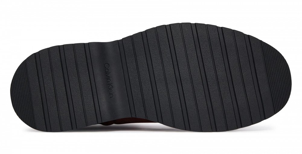 Calvin Klein Ανδρικό Δερμάτινο Μποτάκι YM0YM01371 0HD Καφέ
