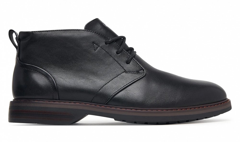 Clarks Ανδρικά Δερμάτινα Μποτάκια Aldwin2 Chukka