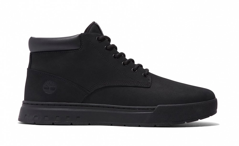Timberland Ανδρικό Μποτάκι Maple Grove Mid Lace A658N 001 Μαύρο