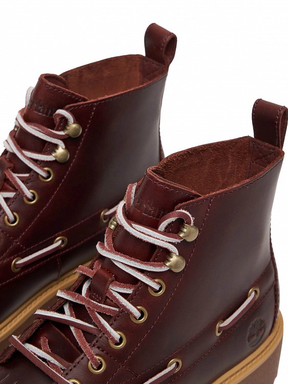 Timberland Γυναικείο Μποτάκι Stone Street Mid Lace Up Boot A27YZ EIW Καφέ
