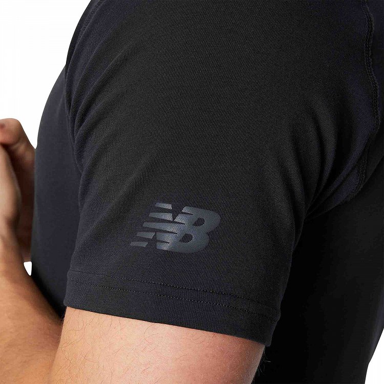 New Balance Ανδρικό T-Shirt R.W. Tech Tee with Dri-Release MT23059 Μαύρο