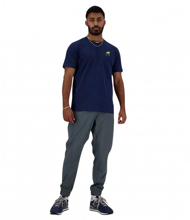 New Balance Ανδρικό T-Shirt Sport Essentials Bookshelf MT41586 Navy