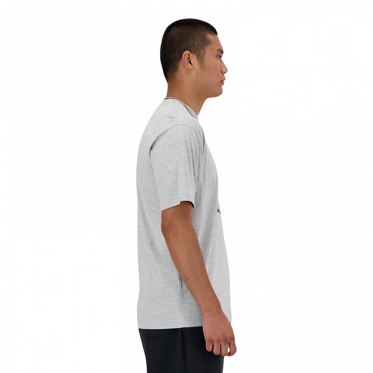 New Balance Ανδρικό T-Shirt Sport Essentials AD MT41593 Grey