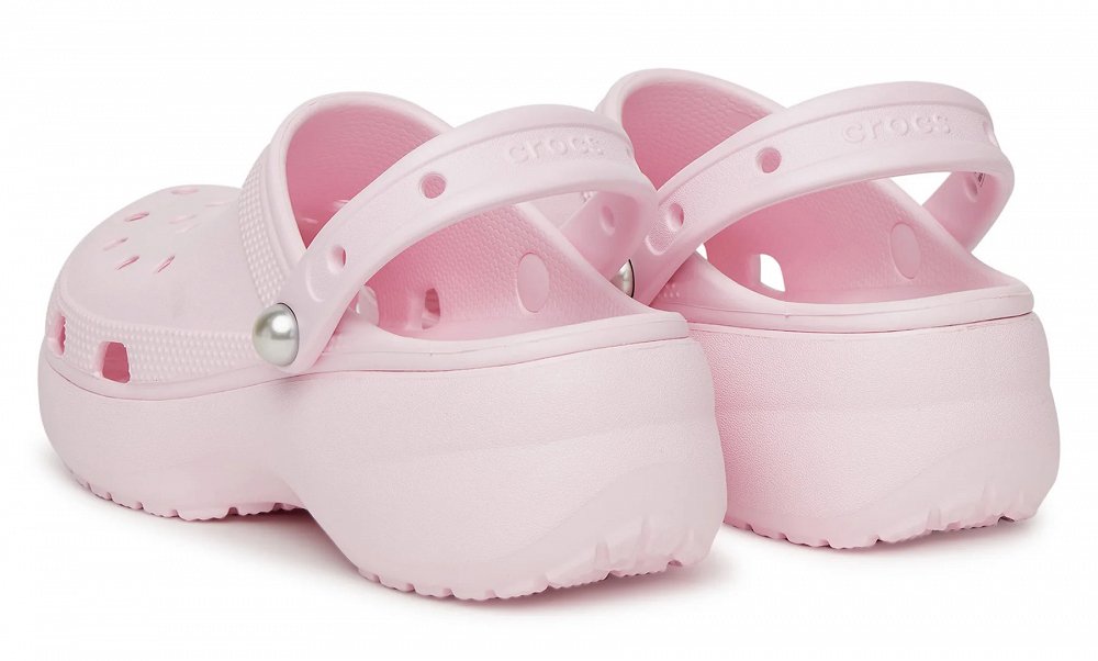 Crocs Classic Platform Pearl Cloq 211231-6ZW Pink Milk