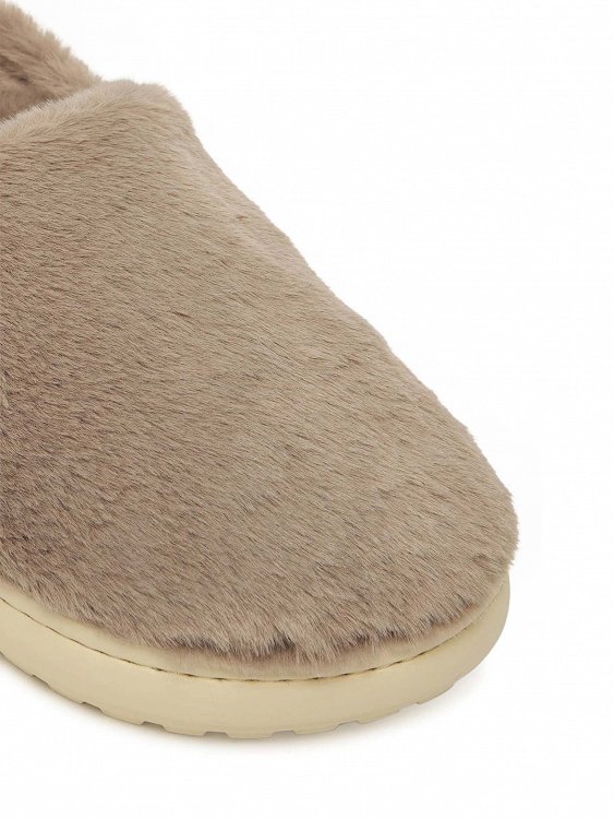 Crocs Γυναικείες Παντόφλες Σπιτιού Classic Unfurgettable Clog 211116-195 Μπεζ