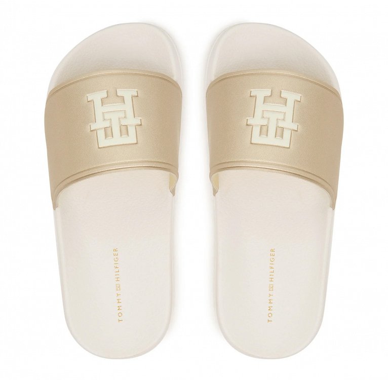 Tommy Hilfiger Pool Slide Παντόφλα T3A0-34322-1367 Χρυσό