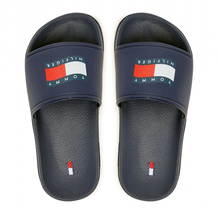 Tommy Hilfiger Pool Slide Παντόφλα T3X0-34404-1172 Μπλε