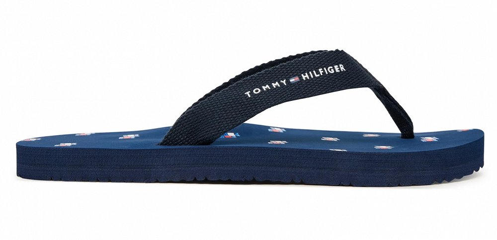 Tommy Hilfiger Παιδικές Σαγιονάρες Για Αγόρια Τ3Χ8-34409-0058 Μπλε