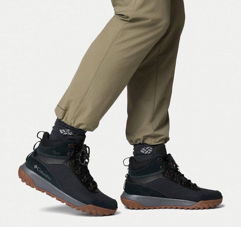 Columbia Ανδρικό Μποτάκι Burnsider™ Waterproof 2128821 010 Μαύρο