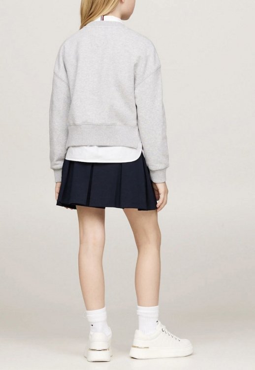 Tommy Hilfiger Kids Παιδικό Φούτερ Για Κορίτσια KG0KG08038 P1A Γκρι