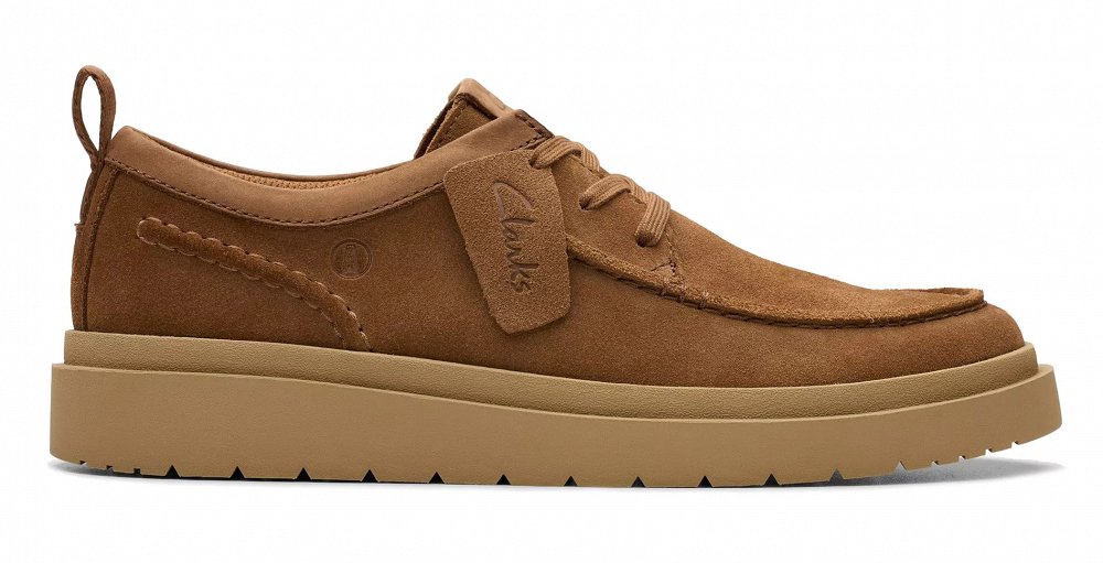 Clarks Polden Moc 26180865 Cola Suede
