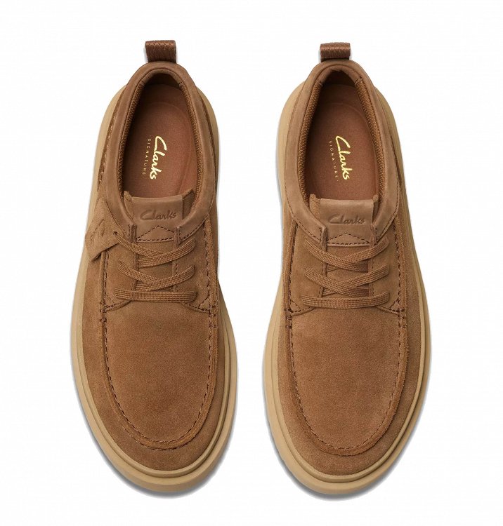 Clarks Polden Moc 26180865 Cola Suede