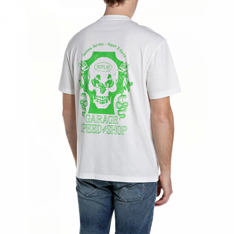Replay Ανδρικό T-Shirt M3348.000.2660 Λευκό