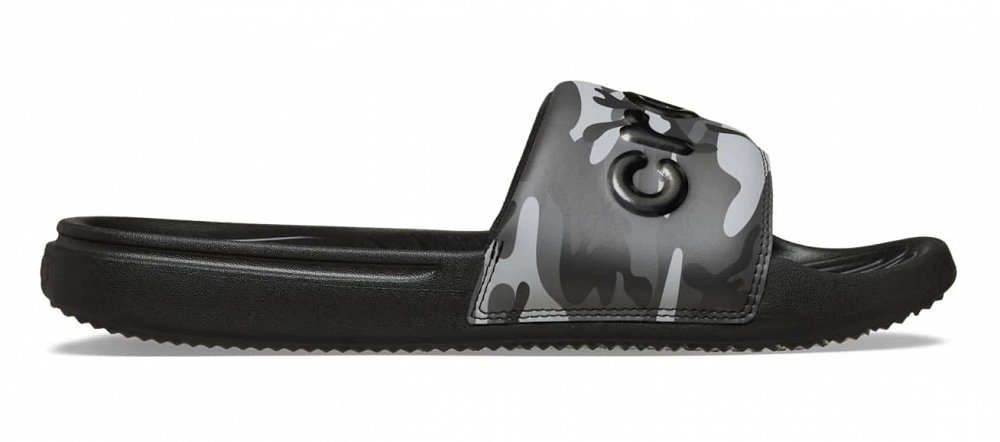 Crocs All Day Camouflage Slide 211863-097 Μαύρο