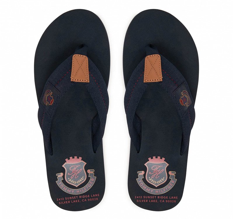 Tommy Hilfiger Ανδρική Σαγιονάρα FM0FM05804 DW5 Μπλε
